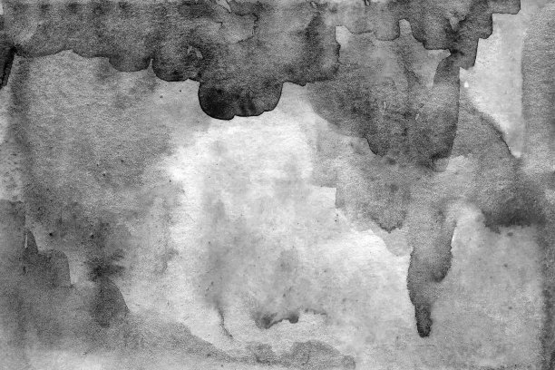 黑白水彩纹理图片下载