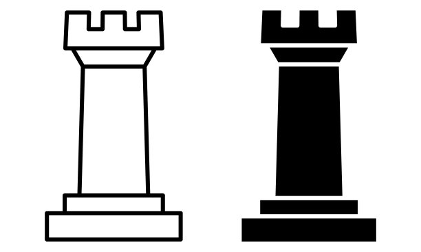国际象棋车图标集图片下载
