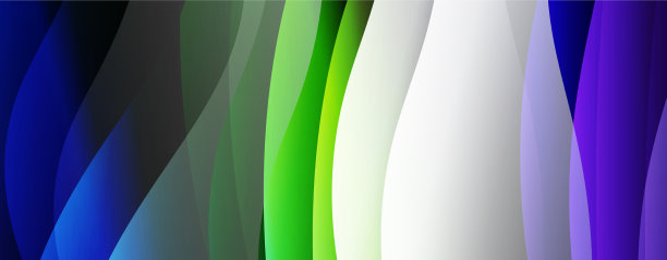 潮流简洁的渐变抽象的流体色彩图片下载