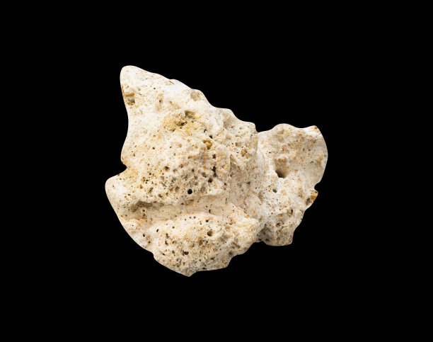 白色天然岩石孤立。材料设计要素图片下载