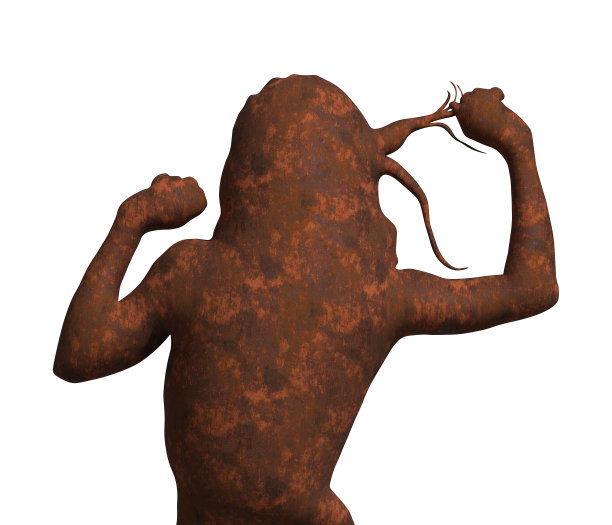 棕色女人的剪影。图片下载