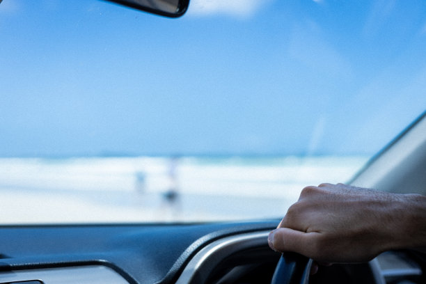 海滩自驾游图片下载