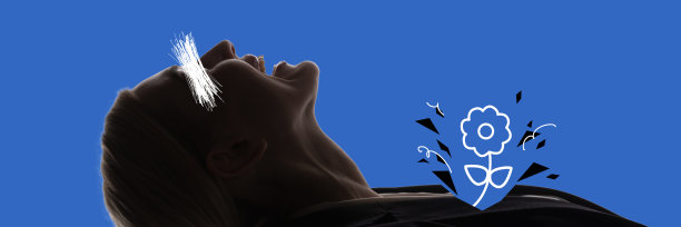 克服精神崩溃。女人在喊叫，痛苦和心碎。当代艺术拼贴。图片下载