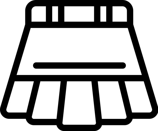 裙衣图标轮廓面料设计图片下载