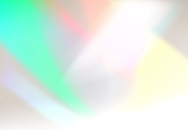 发光背景与棱镜彩虹光叠加。充满活力的梯度。柔和的梦想。柔和色调图片下载