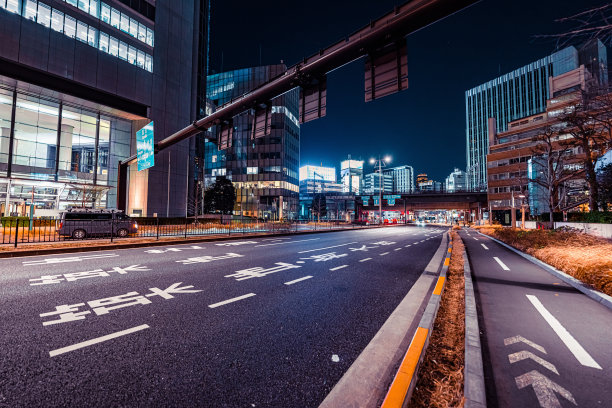 东京盐沼的夜景图片下载