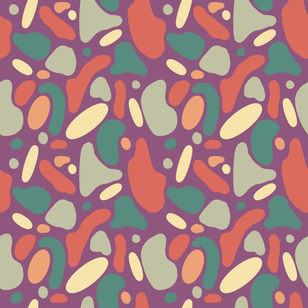 几何颜色形状斑点紫色现代图案图片下载