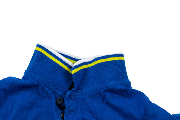 白色背景上的淡蓝色马球特写图片下载