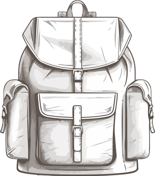 没有颜色的双肩包图片下载