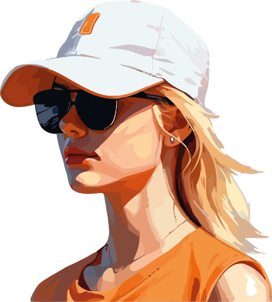 夏日迷人的年轻女子戴着墨镜图片下载