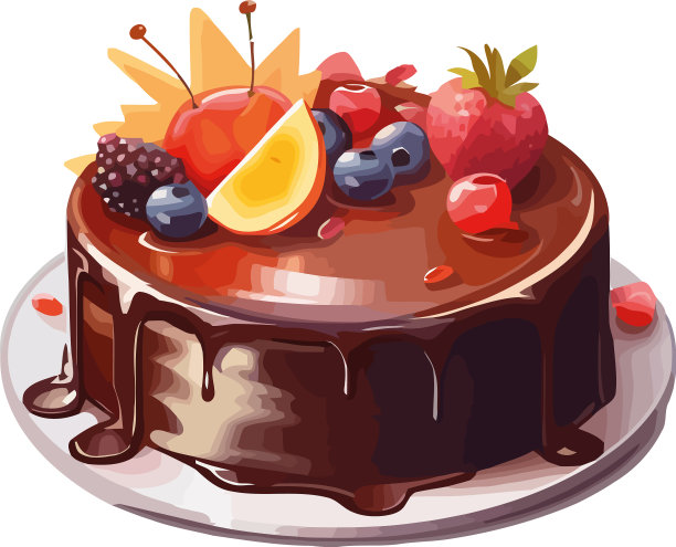美味巧克力蛋糕图片下载