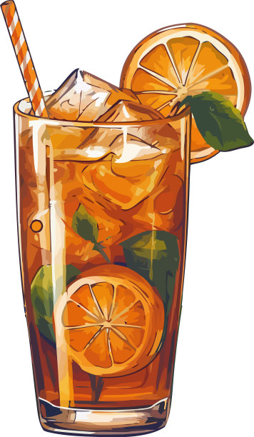 新鲜的莫吉托鸡尾酒配青柠和薄荷叶图片下载