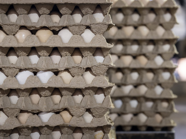 当地市场的新鲜鸡蛋图片下载