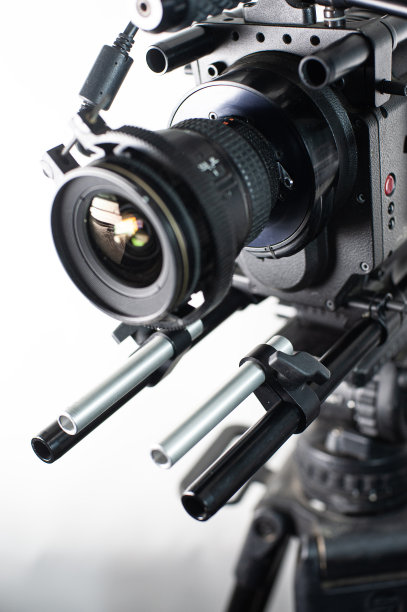 数字电影相机白色背景图片下载