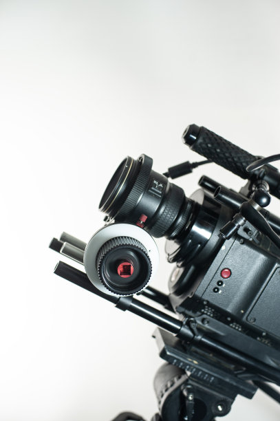 数字电影相机白色背景图片下载