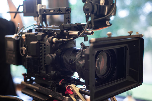 数字电影相机在设置股票照片图片下载