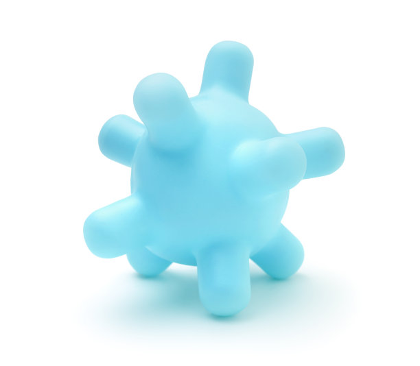 按摩球孤立在白色上。图片下载