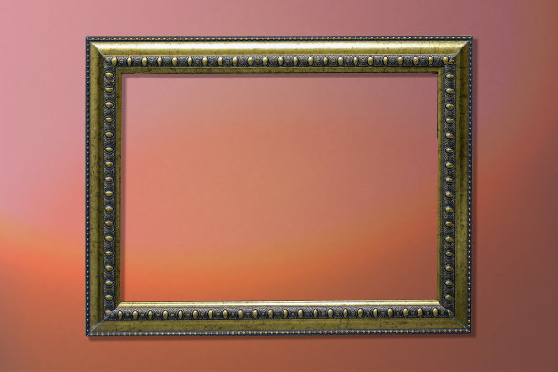 青铜色金属框架图片下载