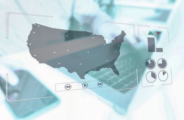 插槽位置在美国地图与控制器图片下载