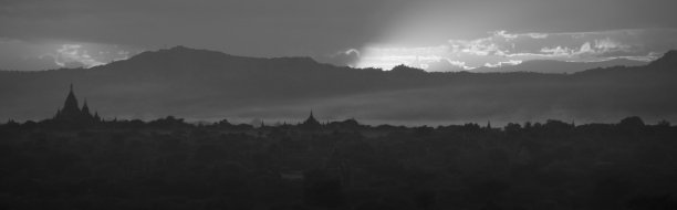 蒲甘日落图片下载