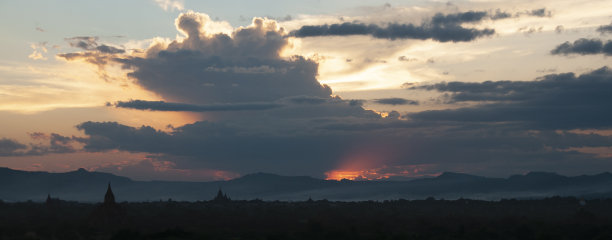 蒲甘日落图片下载