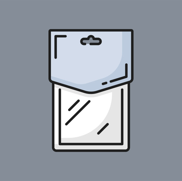 小袋隔离空白箔食品包装图片下载