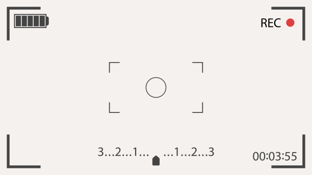 相机框架空白与元素图片下载