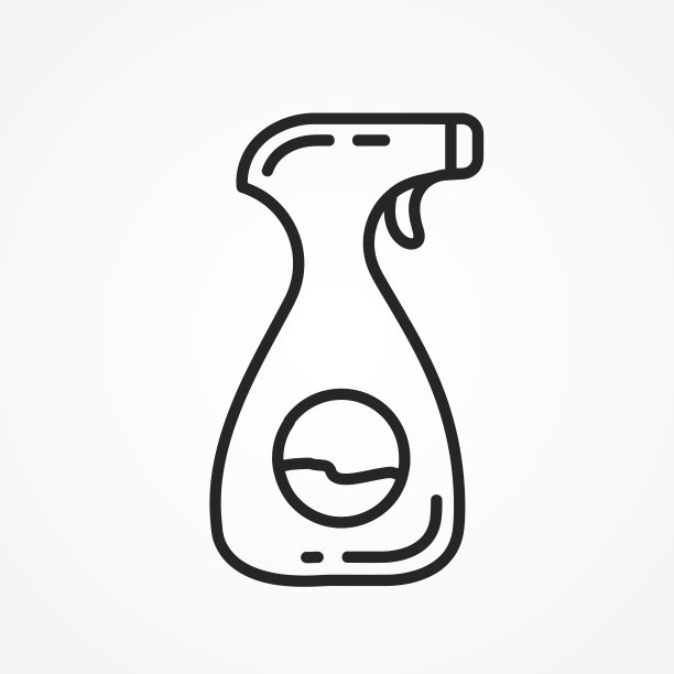 喷雾器线图标。图片下载