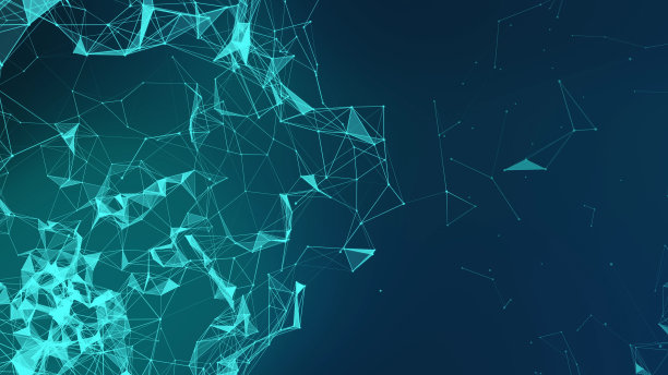 摘要背景波粒子形成图片下载