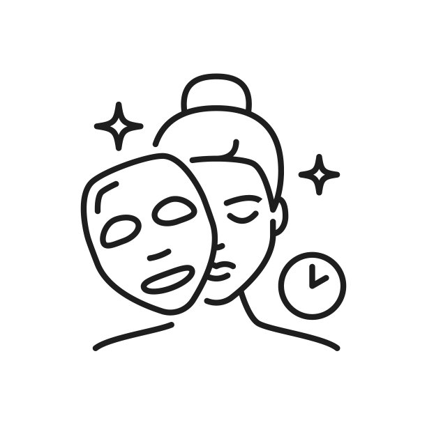 面膜象征面部护肤美容化妆品图片下载