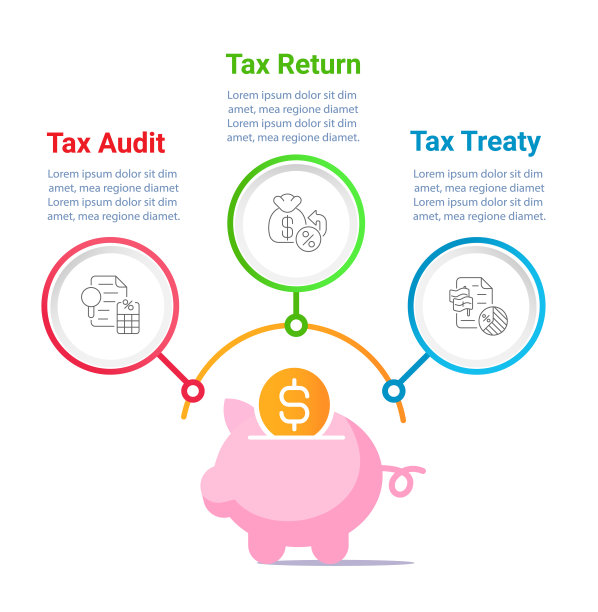 税务优化信息图表设计模板图片下载