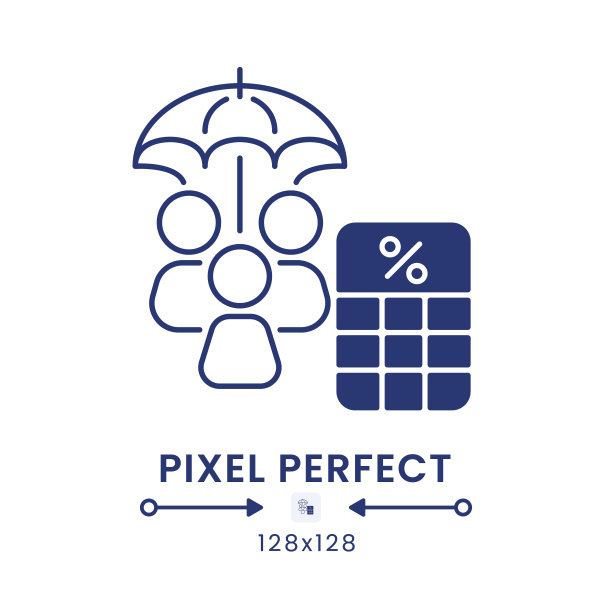 社会保障税黑色固体桌面图标图片下载