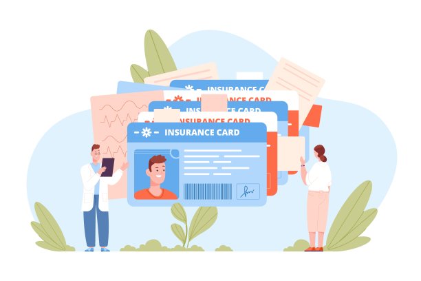 病人卡管理。医保卡病历，供医院管理、医生咨询或医务护士使用，文件夹文件，疾病信息载体说明图片下载