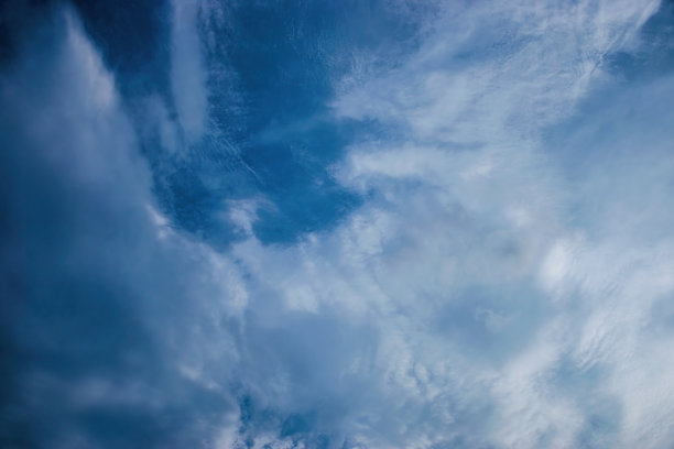 日落前的蓝天图片下载