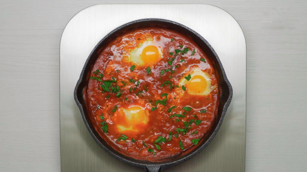 Shakshouka是一种马格里布菜图片下载