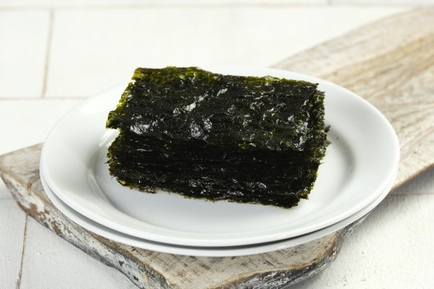 脆皮海苔或干海藻图片下载