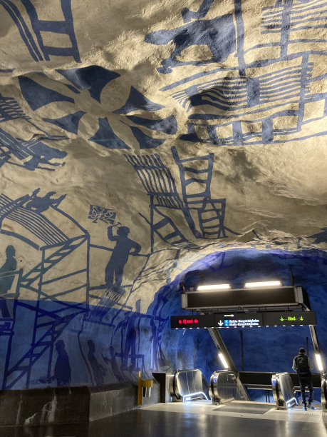 瑞典-斯德哥尔摩-地铁站T-Centralen图片下载