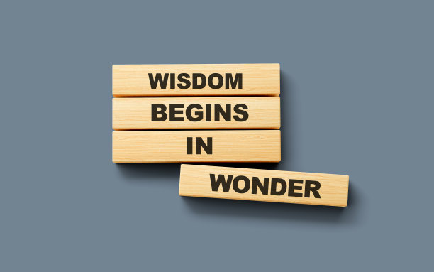 木块智慧开始在奇迹字3d插图图片下载