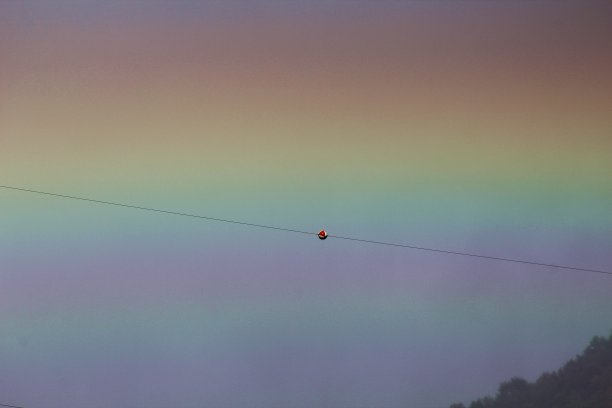 彩虹和电缆图片下载