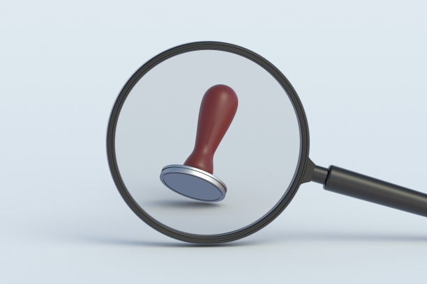 放大镜后面密封蜡。三维渲染图片下载