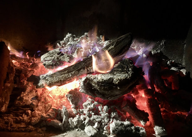 烧木柴图片下载