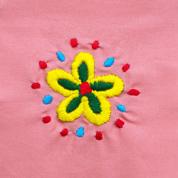 黄花心灵心灵工艺愈合心灵刺绣曼陀罗手工休闲爱好缝纫插画设计艺术图案框架花卉模板自然图片下载