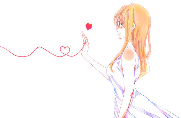 那个系命运红线的女人图片下载