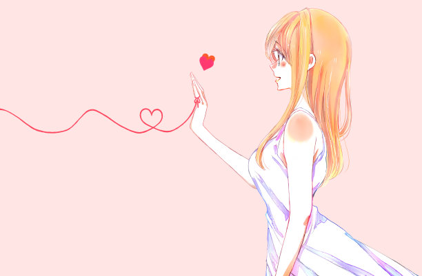 那个系命运红线的女人图片下载