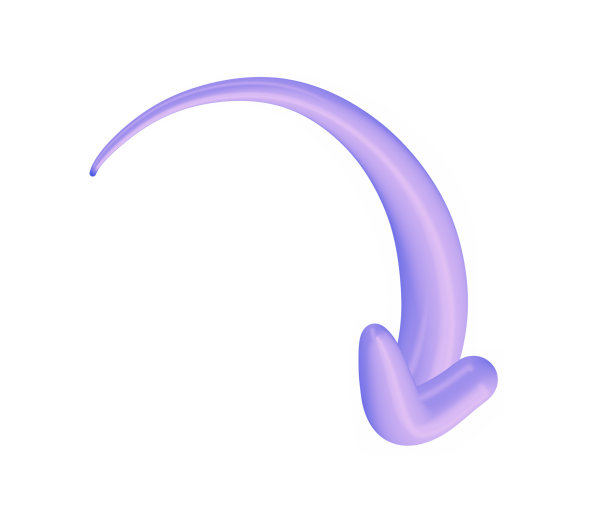 3D箭头向下指针图标极简风格的插图。隔离在白色背景与剪辑路径图片下载