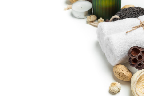 Spa概念孤立于白色之上图片下载