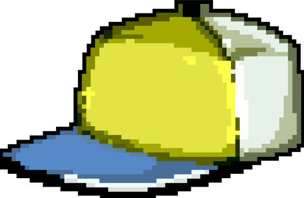 时尚棒球帽游戏像素艺术图片下载