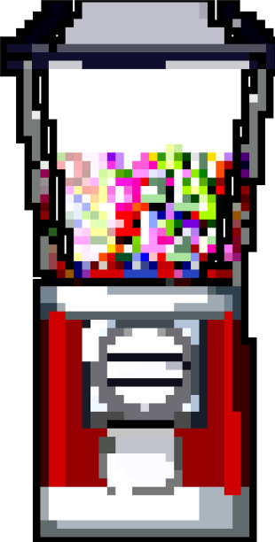 玻璃泡泡糖机器游戏像素美术图片下载