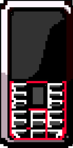 符号按键手机像素艺术游戏图片下载