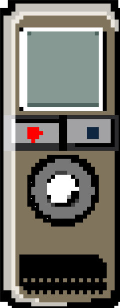 音频对讲机游戏像素美术图片下载